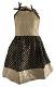 Black & Gold Brocade Pure Silk Frock - 18" for 2 to 3 Year Girls Black & Gold Brocade Pure Silk Frock - 18" for 2 to 3 Year Girls