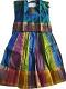 Multicolor Silk Pattu Pavada Langa Dress Girls 1 to 2 Years Multicolor Silk Pattu Pavada Langa Dress Girls 1 to 2 Years