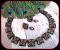 Simple Black & Red Squared Terracotta Necklace & Earrings