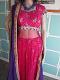 Designer Pink Pure Silk Banaras See through Lehenga Choli Set Designer Pink Pure Silk Banaras See through Lehenga Choli Set