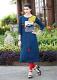 Royal Blue Rayon Fabric Beautiful Gigital Print Kurti L/40 Royal Blue Rayon Fabric Beautiful Gigital Print Kurti L/40