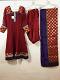 Maroon Georgette Salwar Churidar,Benaras Duppata Siz: 36, 38