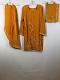Mustard Yellow Crape Patiala w/ Chiffon Duppatta Mustard Yellow Crape Patiala w/ Chiffon Duppatta