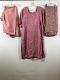 Pink Poly Cotton Dress w/  Patiyala Pants & Chiffon Duppata