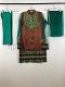 Jacquard Maroon Dress w/ Chuidar Pants & Net Duppatta Jacquard Maroon Dress w/ Chuidar Pants & Net Duppatta
