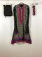 Black Cotton Churidar w/ Net Sleeves & Cotton Dupatta