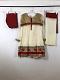 Half White Cotton Dress w/ Churidar Pants & Chiffon Dupatta Half White Cotton Dress w/ Churidar Pants & Chiffon Dupatta