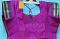 Blouse 7988 Blue/Magenta Silk Saree Blouse Medium – Large Size #8523