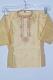 Cream Color Dupion Silk Kurta Pajma Boys 1 Year