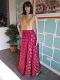 Wedding/Party Magenta Pink Banaras Skirt & Gold CropTop (Festival Discount) Wedding/Party Magenta Pink Banaras Skirt & Gold CropTop (Festival Discount)