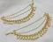 Golden Bridal Wear Side Chain earrings