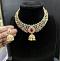 Gorgeous CZ Stone Choker w/ Jhumka Pendant & Earrings