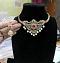 Stunning Traditional Design Bridal Choker Earrings w/ Stone Work Stunning Traditional Design Bridal Choker Earrings w/ Stone Work