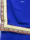Elegant Blue Georgette Solid Color Saree #8547 Elegant Blue Georgette Solid Color Saree #8547