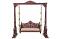 Intricately Carved Teak Wood Swing/Jhoola for Home