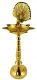 Traditional Peacock Design Kerala Brass Pooja Diya Lamp 12" Tall