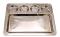 Stainless Steel Dosa Serving Thali / Saravana Plate 5 Compartments 16.5" Stainless Steel Dosa Serving Thali / Saravana Plate 5 Compartments 16.5"