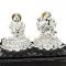 999 Pure Silver Ganesh Laxmi Idol for Diwali Pooja (#12)