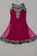 Magenta Net Dress w/ Removable Inner Blouse & Churidar Pants + Stole Magenta Net Dress w/ Removable Inner Blouse & Churidar Pants + Stole