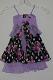 Purple & Blue Cotton Silk Dress for Girl Children