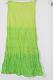 Parrot Green Voil Crushed Skirt Size 30