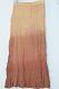 Brown Voil Crushed Skirt Size 34 Or Smaller