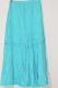 Aqua Blue Voil Crushed Skirt Size 30 Or Smaller