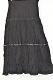 Multi Color Black Voil Crushed Skirt Size 28