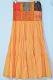 Multi Color Orange Voil Crushed Skirt Size 30 Multi Color Orange Voil Crushed Skirt Size 30