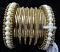 Bangles 8648 Golden Indian Set of Kadra and Bangles #8648