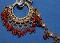 Nose Pin, Golden ZC Beadwork Nath Indian Nose Jewelry Nose Pin, Golden ZC Beadwork Nath Indian Nose Jewelry