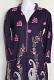 Purple Embroidered Knitted Winter Wear Kurti Tunic Top (L)