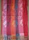 Striped Red Winter Wear Wrap Winter Shawl #1389 Striped Red Winter Wear Wrap Winter Shawl #1389