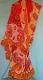 Festive Red Beige Georgette Party Wear Kairi Printed Sari Festive Red Beige Georgette Party Wear Kairi Printed Sari