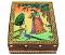 Traditional Design Handmade Wooden Box for Decor & Gift 2 Pcs - 7"X5"