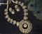 Grand Bold Antique Beaded Terracotta Golden Choker Set w/ Jhumkas Grand Bold Antique Beaded Terracotta Golden Choker Set w/ Jhumkas