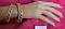 Traditional Golden Bangle Kada Indian Polki Jewelry Bracelet - 2 Pcs