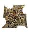 Brass Made Antique Wall Hanging Decor of Ganeshji on Swastik Brass Made Antique Wall Hanging Decor of Ganeshji on Swastik