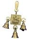 Brass Made Antique Wall Hanging Decor of Lakshmi's With Bells