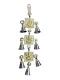 Brass Antique Wall Hanging Decor of Ganeshji, Lakshmiji & Saraswatiji