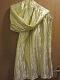 Solid Golden Shimmer Crinkle Dupatta Chunni Stole #8684