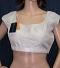 Silver Shimmer Choli / Stitched Blouse Large Size Silver Shimmer Choli / Stitched Blouse Large Size