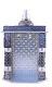 Small Wall Mounting Puja Mandir Silver Oxidized Temple for Home 8"X6"