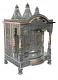 Gallery Style Puja Mandir Silver Oxidized Temple for Home 24" X 18" Gallery Style Puja Mandir Silver Oxidized Temple for Home 24" X 18"