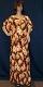 Printed Maxi Gown Kaftan Jalabiya Sleep Wear #1129 Printed Maxi Gown Kaftan Jalabiya Sleep Wear #1129