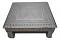 Puja Bajot Wooden Small Chowki Table Silver Kalash Chaurang - 18"
