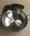 Small Silver Kadhai w/ Lid Cookware Small Silver Kadhai w/ Lid Cookware