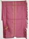Elegant Fuchsia Wrap Winter Wear Shawl w/ Woven Border #1417