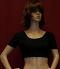 Choli Blouse, Black Fine Crepe Stitched Choli Blouse for Saree #309a