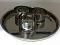 Round Stainless Steel 1 Thali & 3 Katori Set
